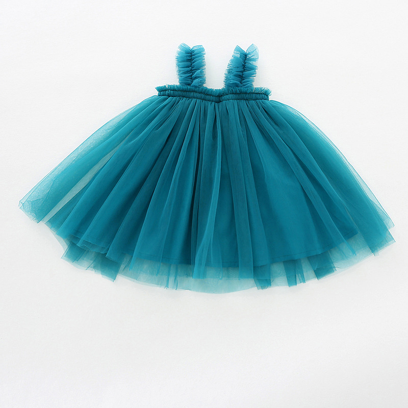 Jupe en gaze à filet bébé avec oreilles en bois, robe de princesse, jupette tutu.