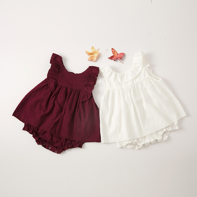 Jupe bouffante en coton blanc