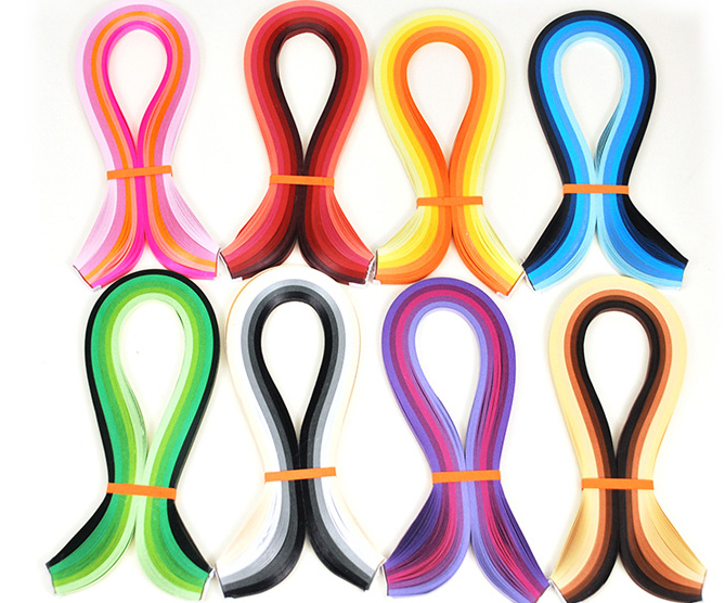 Étoile en origami à dégradé de couleurs