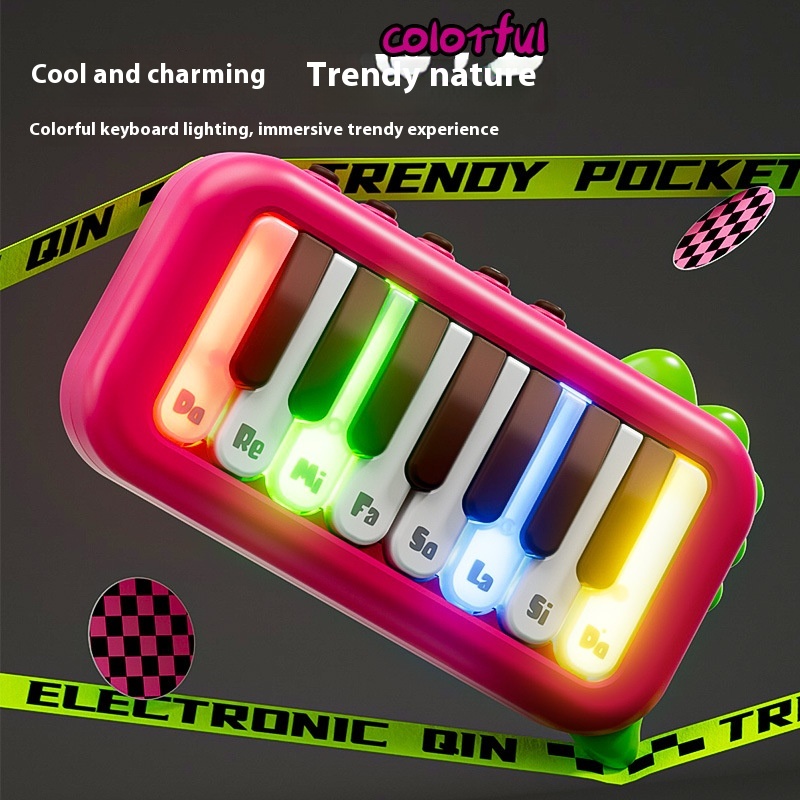Bébé Clavier Électronique de Poche Peut Jouer Petit Motif de Piano