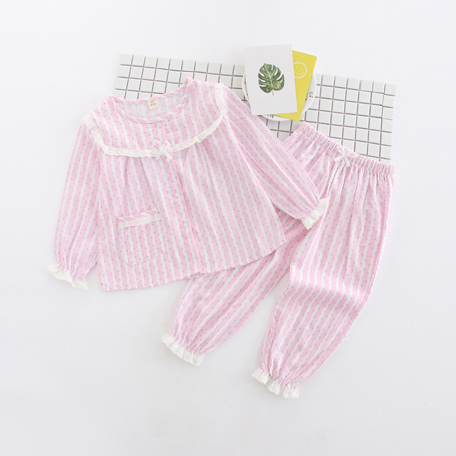 Nouveau Pyjama Ensemble Enfant Garçon Fille Manches Longues