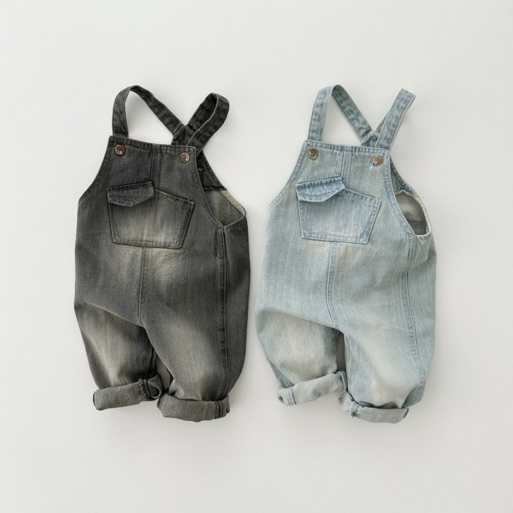 Nouveaux jeans rétro une pièce en doux denim pour garçons et filles, petits et plus grands, décontractés.