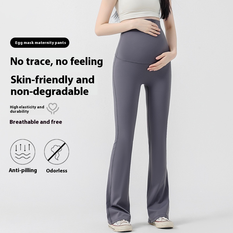 Yoga prénatal Pantalon pattes d'éléphant Vêtement d'extérieur décontracté Amincissant