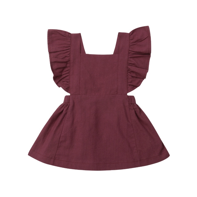 Voici la traduction en français :

Robe de fête pour bébé fille, nouveau-né, enfant, princesse à volants