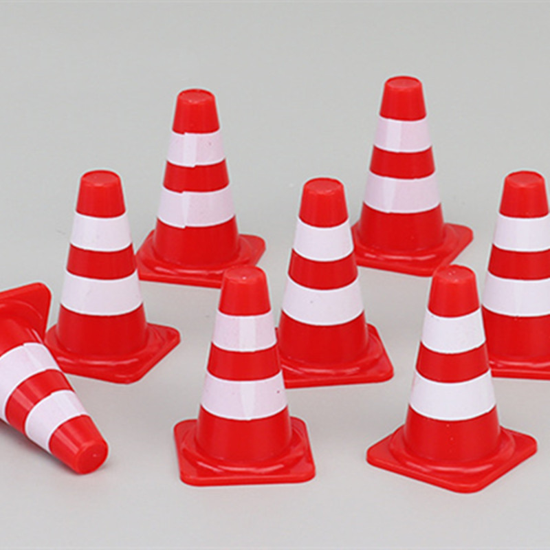 Maquette de simulation d'obstacles sur table de sable routier, accessoires de simulation routière.