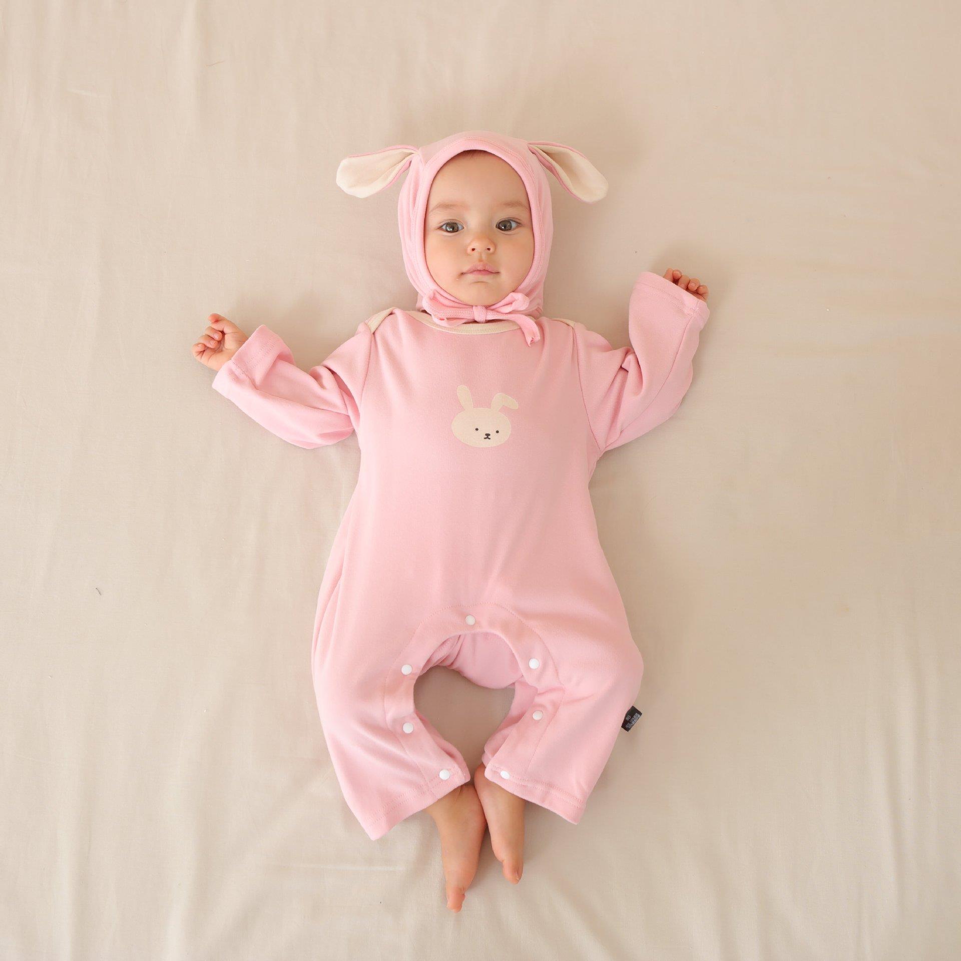 Combinaison-pantalon Dralon pour enfants avec bonnet, ensemble deux pièces, grenouillère chaude pour bébé