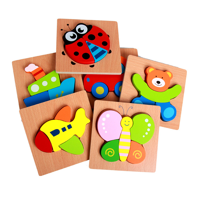 ZYL01 dessins animés, dessins animés, dessins animés, dessins animés, dessins animés et jouets de puzzle en bois pour enfants 0.2