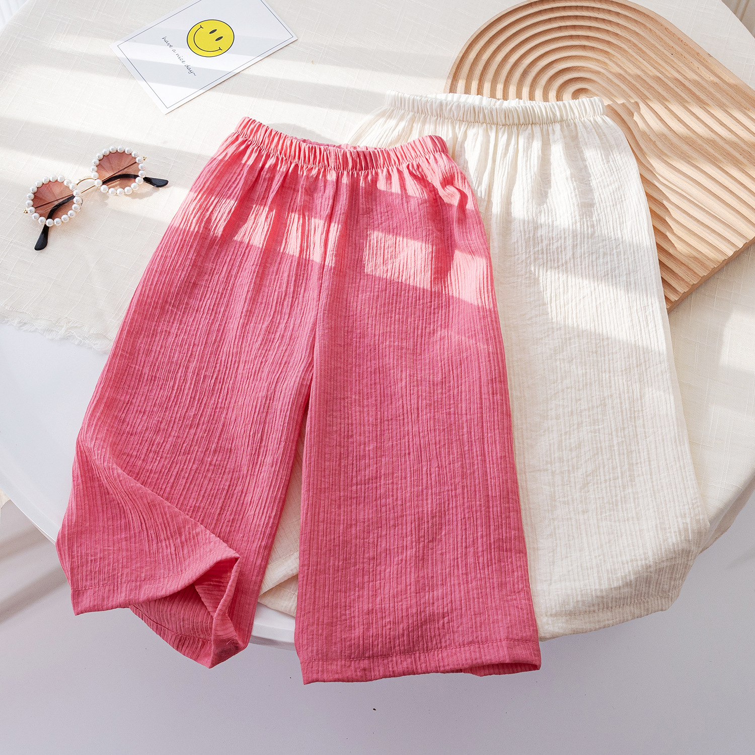 Fille Pantalons larges simples Anti-moustiques