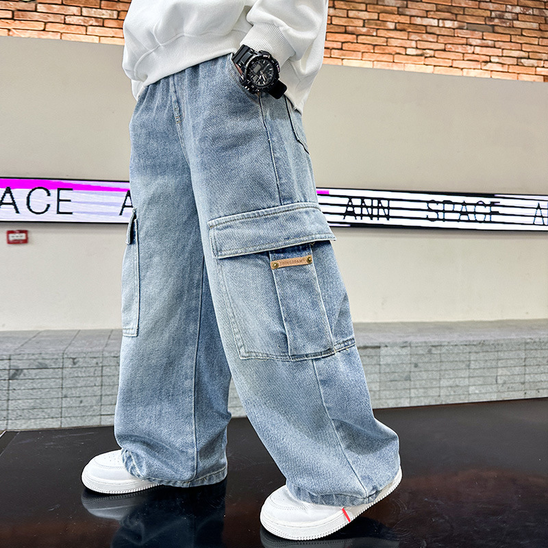 Jeans Garçon Printemps Et Automne