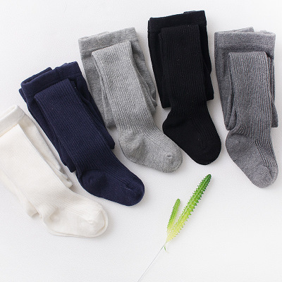 Legging enfant coton à fines rayures verticales