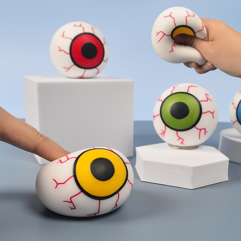 Vent Horreur Yeux Anti-stress Balle Truc Pression Jouet