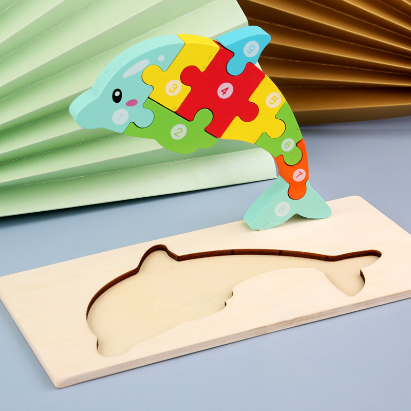 Puzzle Animal Numérique pour Enfants en Dessin Animé