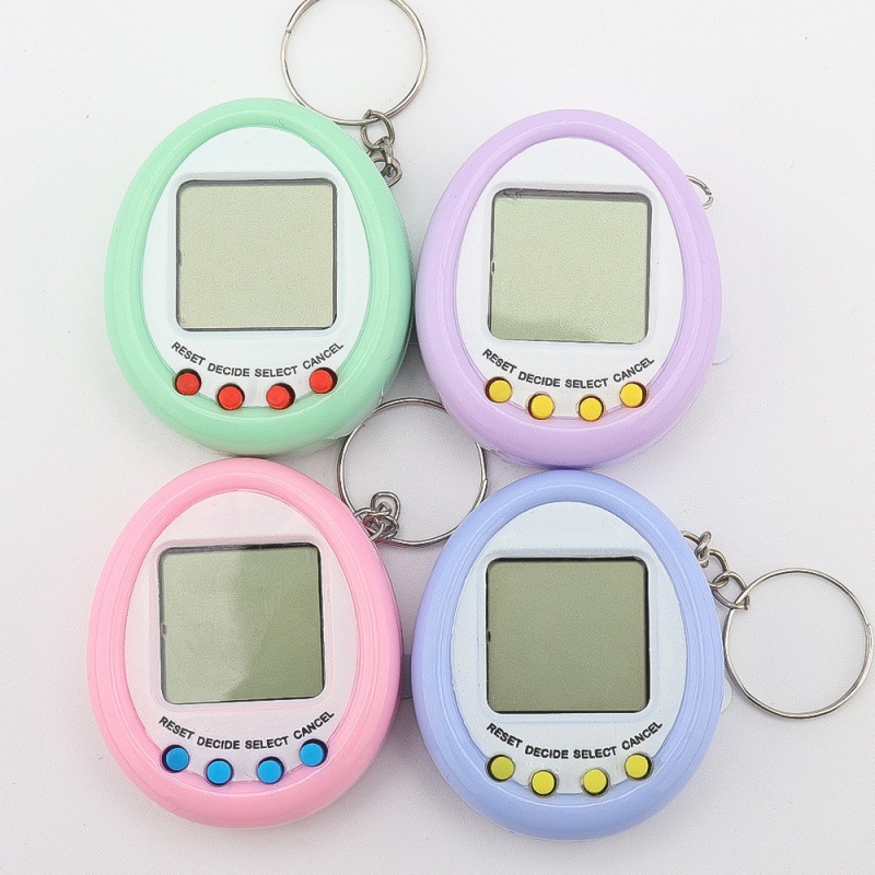 Mini porte-clés machine à animaux de compagnie électronique Machine de jeu de développement d'elfe virtuel