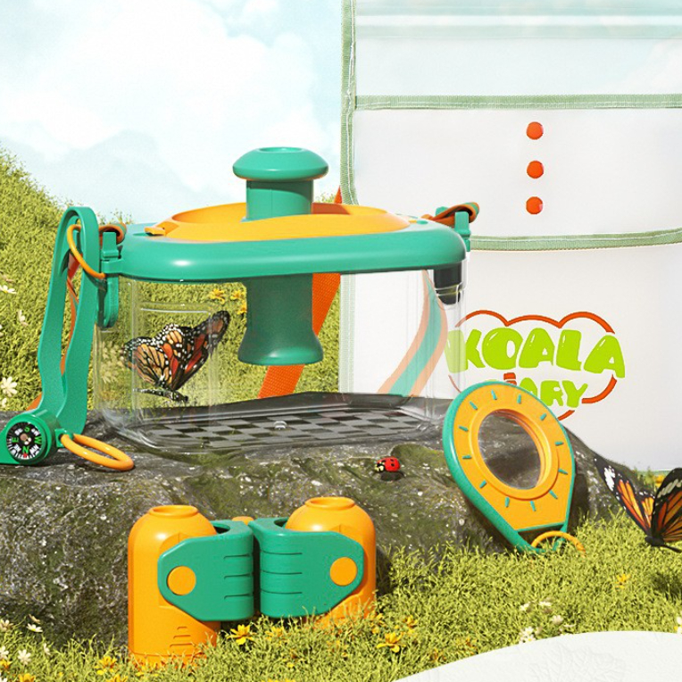 Enfants Éducatif Aventure Extérieure Observation Insectes Sauvages Camping Jouets Ensemble
