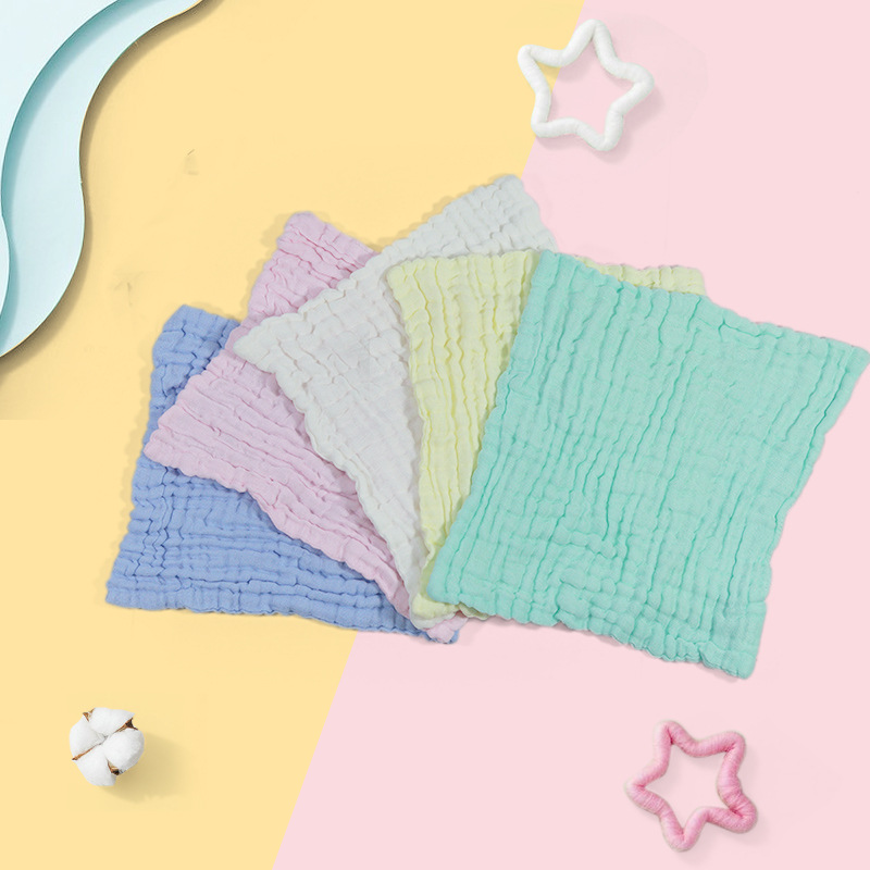 Bavette en gaze de coton 6 couches pour bébé