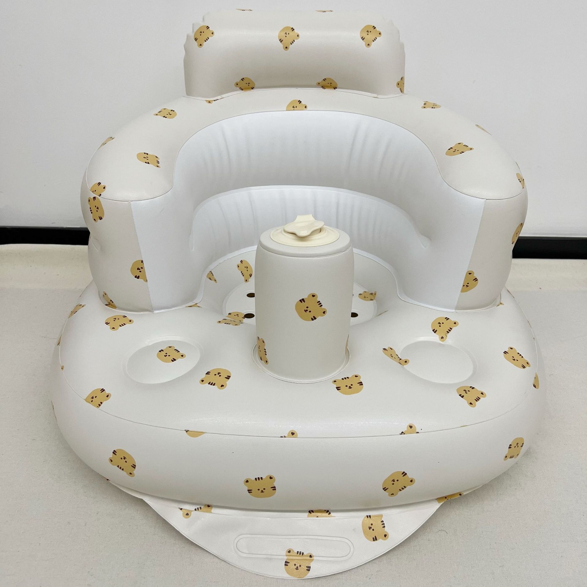 Tête de tigre canapé gonflable pour bébé