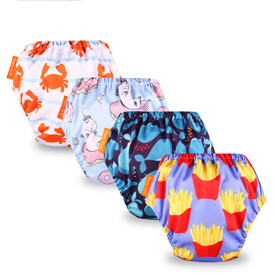 Couches d'apprentissage pour bébé, couches lavables, couches culottes en coton, culottes d'apprentissage pour bébé