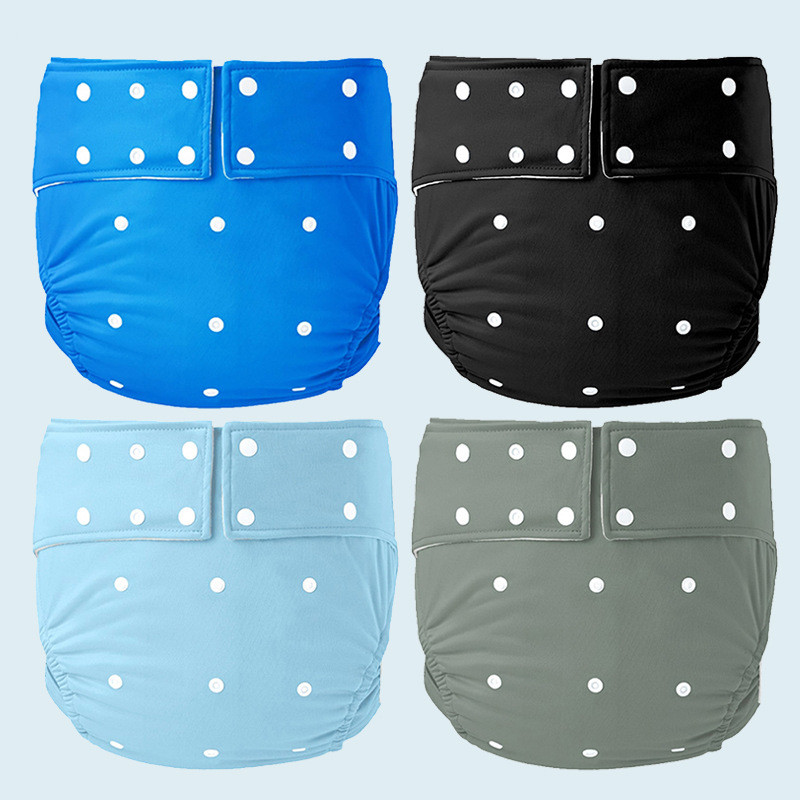 Couche en soie glacée pour incontinence des personnes âgées, couche en tissu anti-fuite