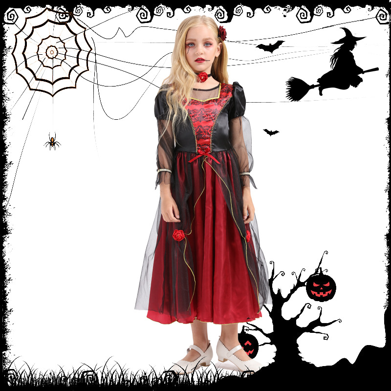 Robes de princesse de fille vampire