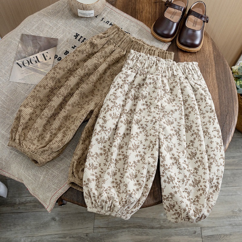 Fille Pantalon Automne Vêtements Extérieur Mode Style Coréen