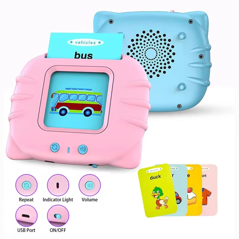 Carte d'éducation précoce pour enfants, machine d'apprentissage de l'anglais pour l'éveil des enfants.