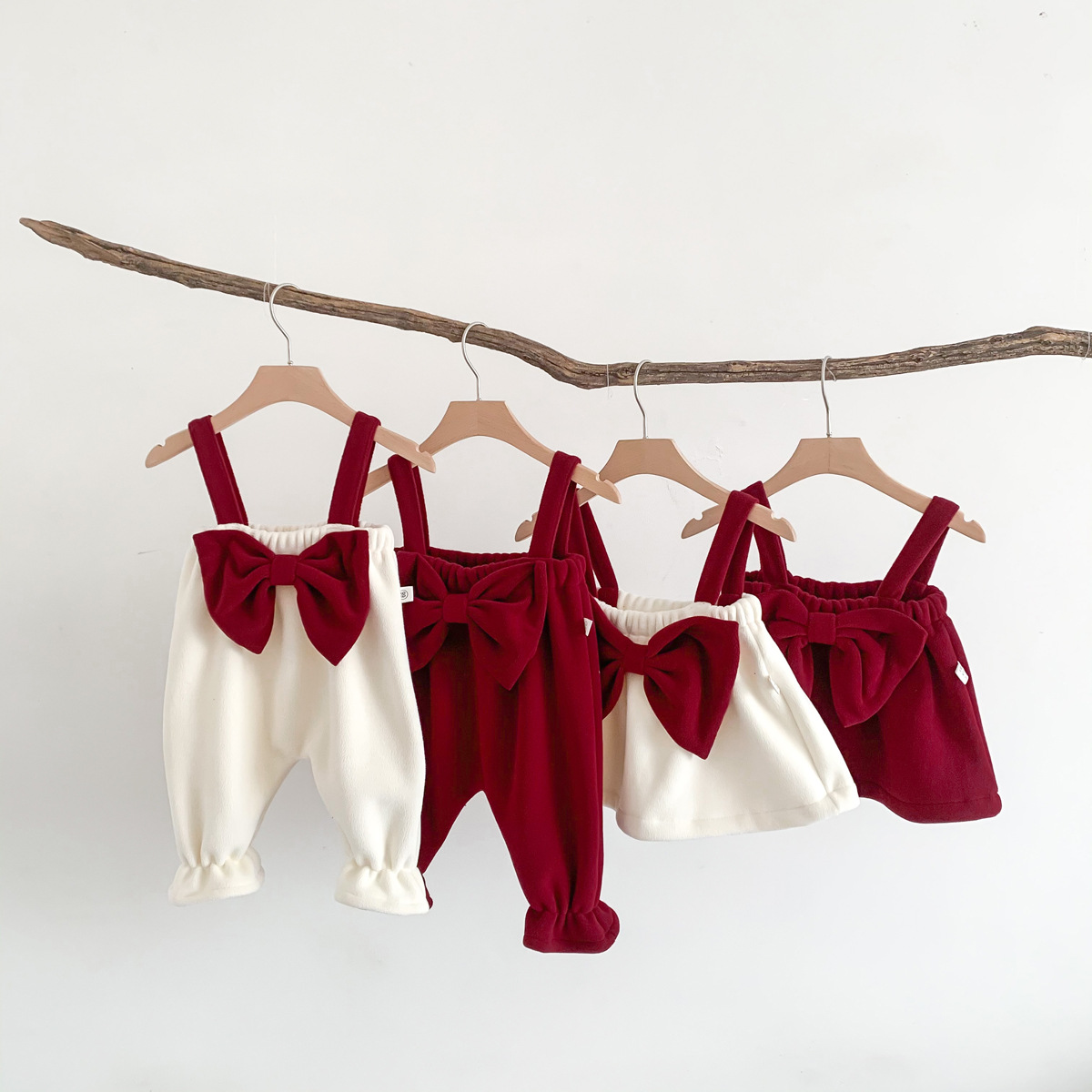 Ins Korean Girls Clothes Autumn Winter Red → Vêtements coréens pour filles Automne Hiver Rouge