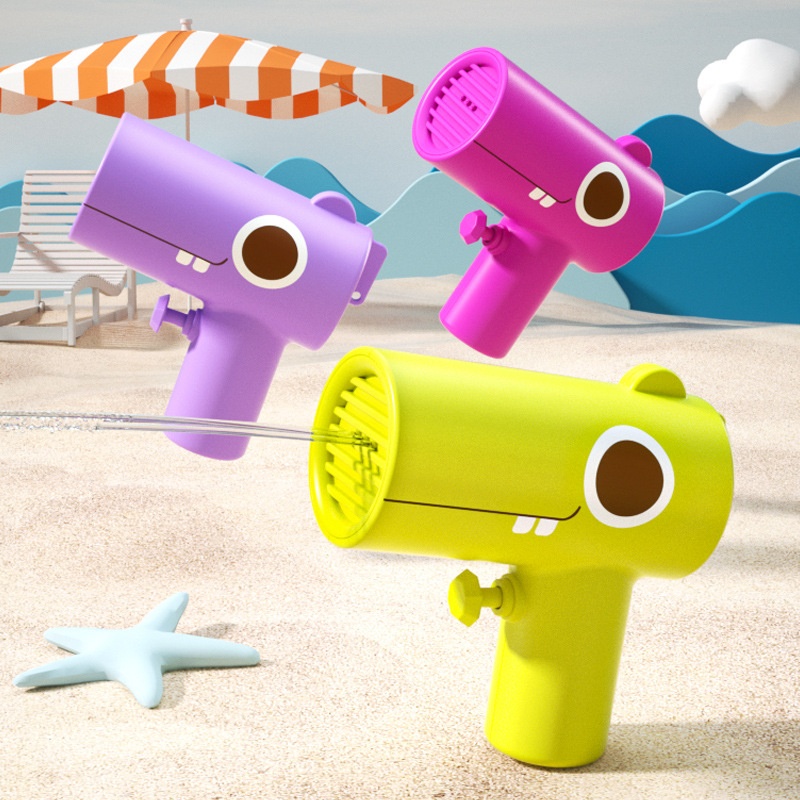 Enfants pistolet à eau portable à pression manuelle jouet cartoon