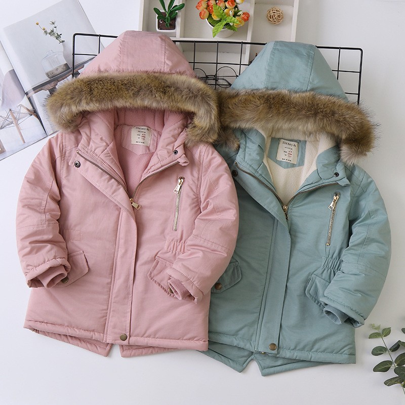 Doublure polaire, veste matelassée en coton épaisse pour garçon