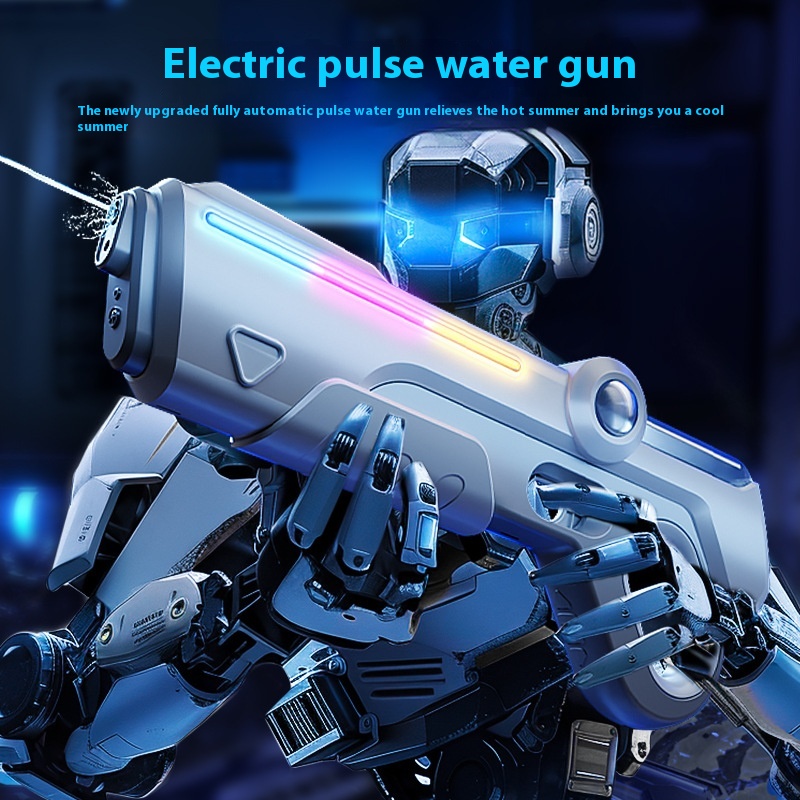 Grand pistolet à eau électrique à impulsions continues auto-amorçant de grande capacité