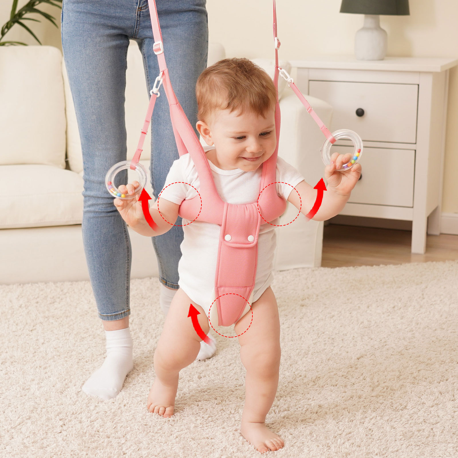 Bébé ailes de marche, bébé qui trottine, corde de maintien manuelle