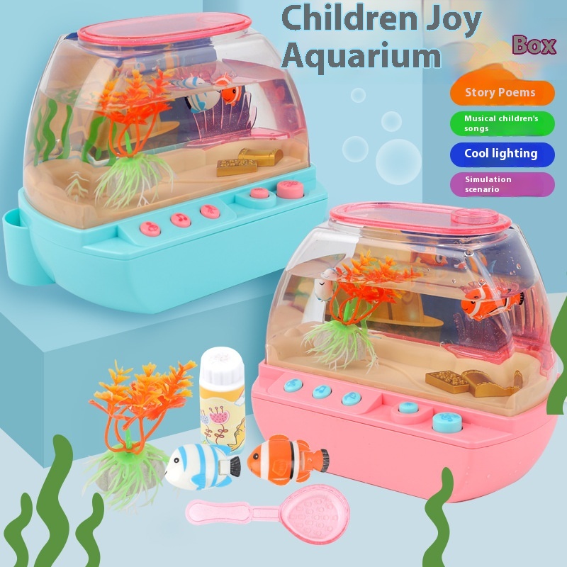 Enfants Heureux Aquarium Mini Jouets Éducatifs