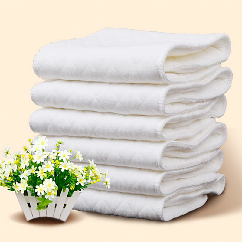 Couche écologique en coton à trois couches