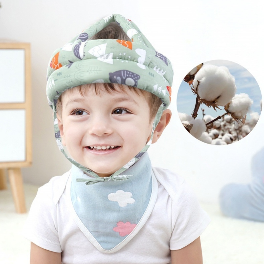 Bébé Tout-Petit Coussin de Tête Casquette Protection de Tête pour Bébé Apprentissage de la Marche Casque Anti-Choc pour Enfants Ramper