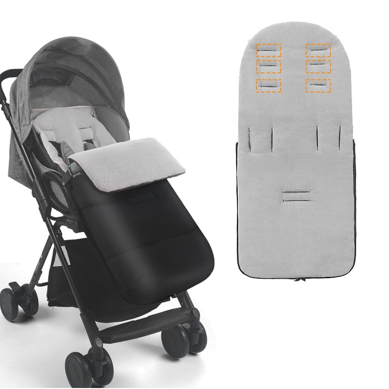 Poussette pour bébé, sac de couchage chaud, coussin universel