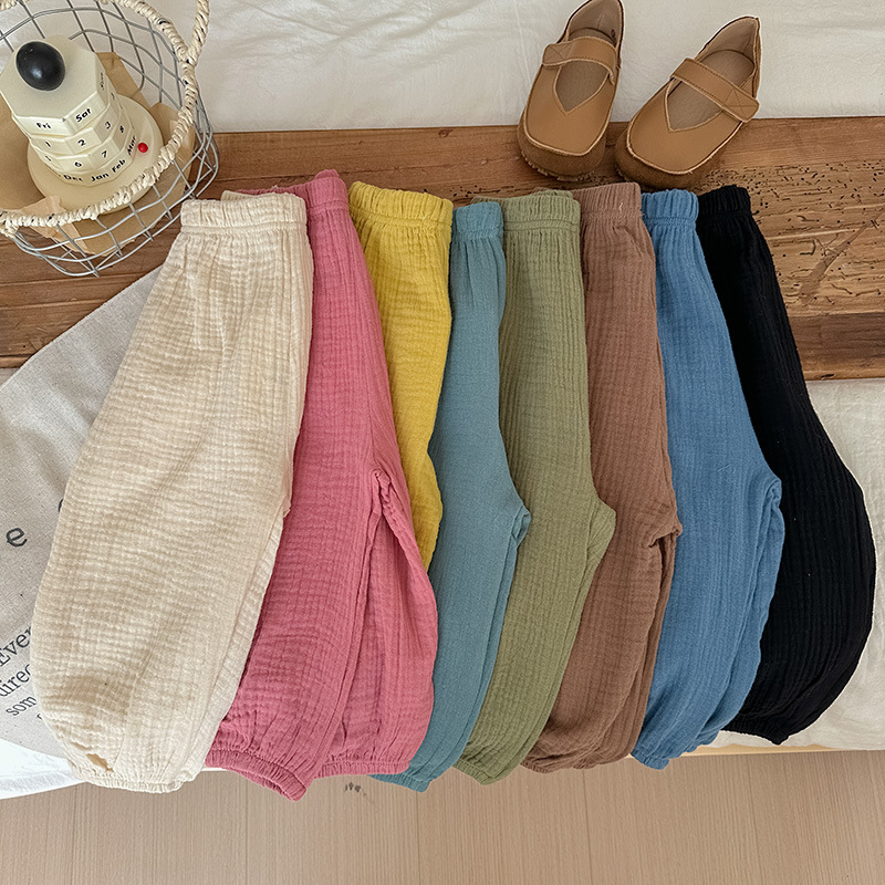 Coton fin, pantalon de pyjama pour filles