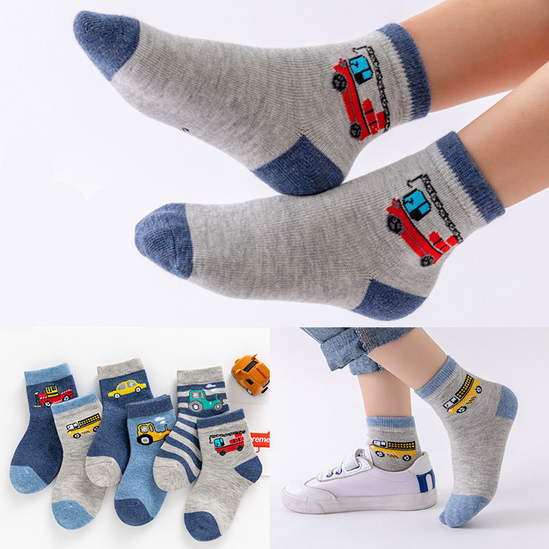 Garçons et Filles Chaussettes Coton Bébé Été Respirantes Chaussettes Bateau Collège Enfants Élèves Chaussettes