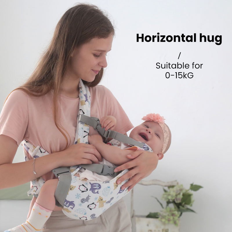 Produits de bébé multifonctions simples : Porte-bébé avant avec tabouret de taille et sangle dorsale